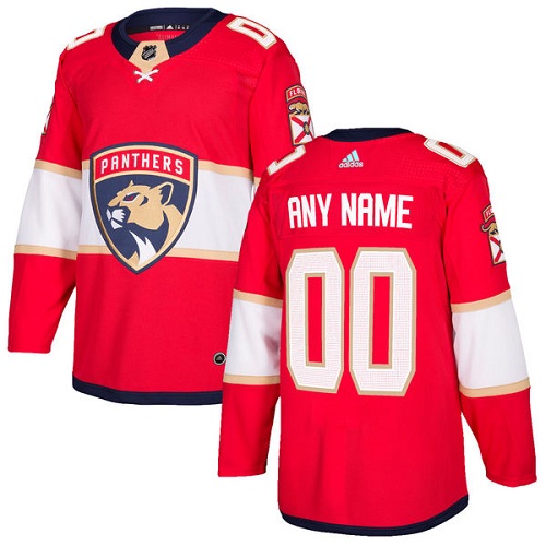 NHL Florida Panthers Trikot Benutzerdefinierte Heim Rot Authentic